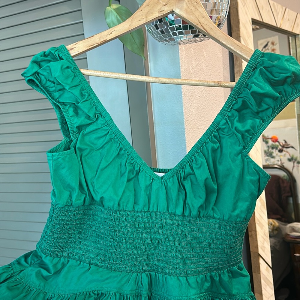 Laligne xl emerald green dress